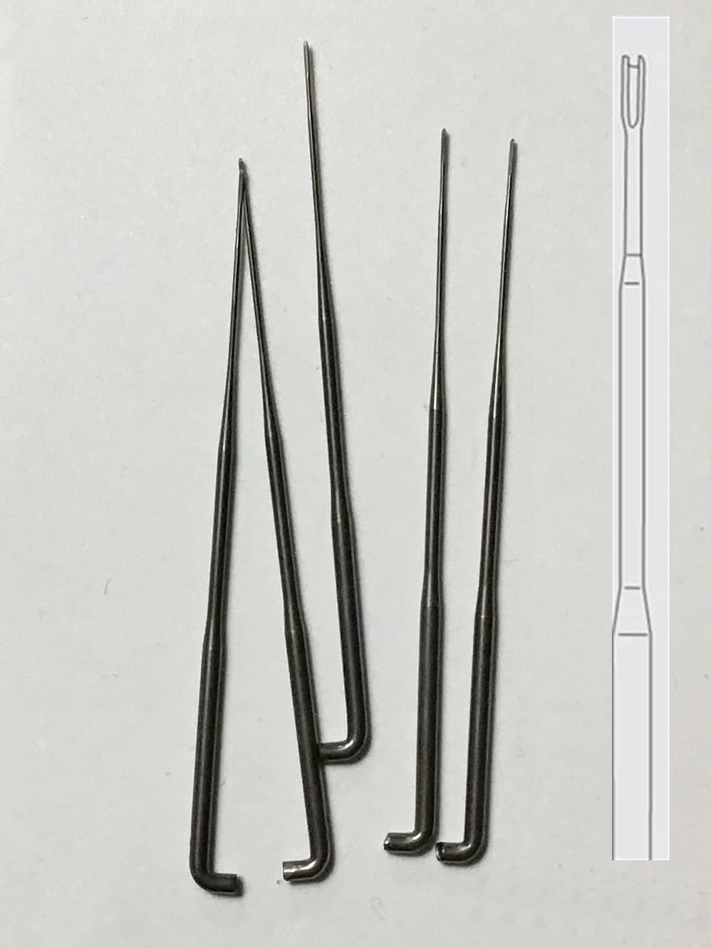 M00862x5-FS Rooting Needles 42G Pack of 5 Extra FINE Fork for Reborn Rooting MOREZMORE