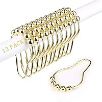 Algopix Similar Product 12 - Wimaha Rustproof Shower Curtain Rings