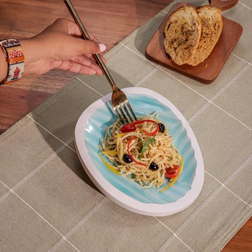 Image of Mango Wood Serving Platter- Natural Wooden Tray for Cheese, and Bread