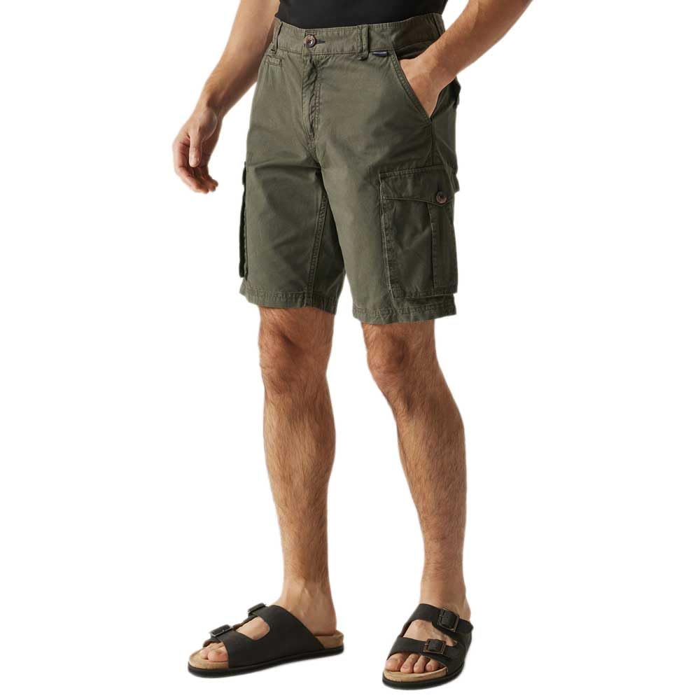 Regatta Men's Dark Khaki Shorebay Ii Combat Shorts Casual Summer Walking