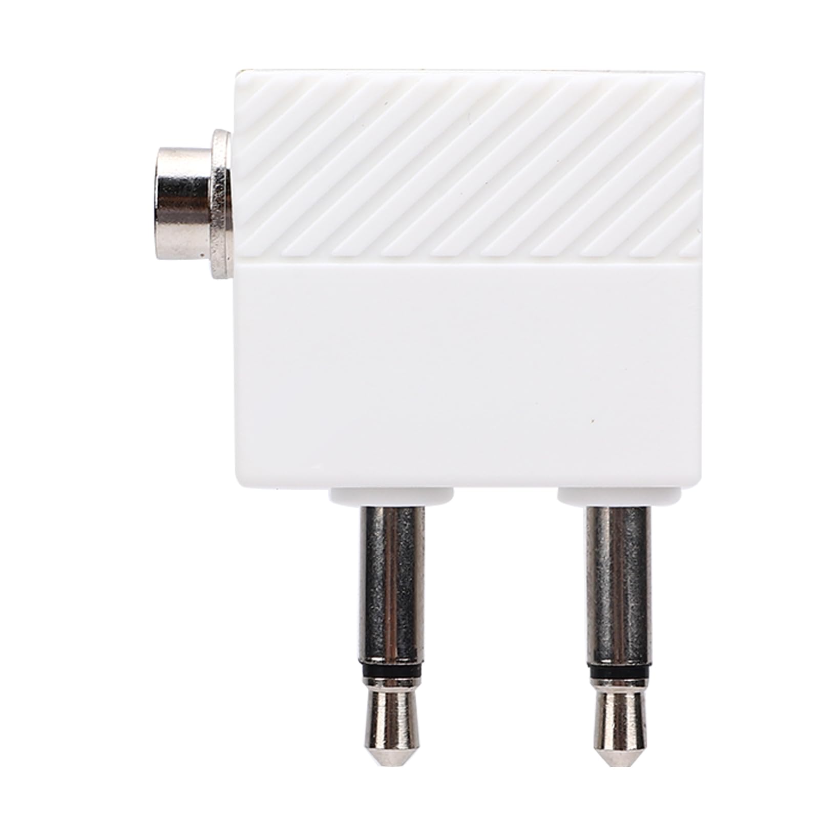 Ejoyous Adattatore per Cuffie per Aereo Convertitore per Cuffie per Compagnia Aerea in ABS Doppio Maschio da 3,5 Mm a Femmina da 3,5 Mm per i Viaggiatori Che Utilizzano Cablate per (4 pezzi)