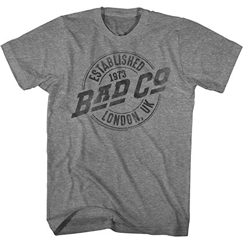 ビンテージ　Tシャツ　bad company バッドカンパニー Bad Company English Vintage Rock Band Established 1973 Faded Logo