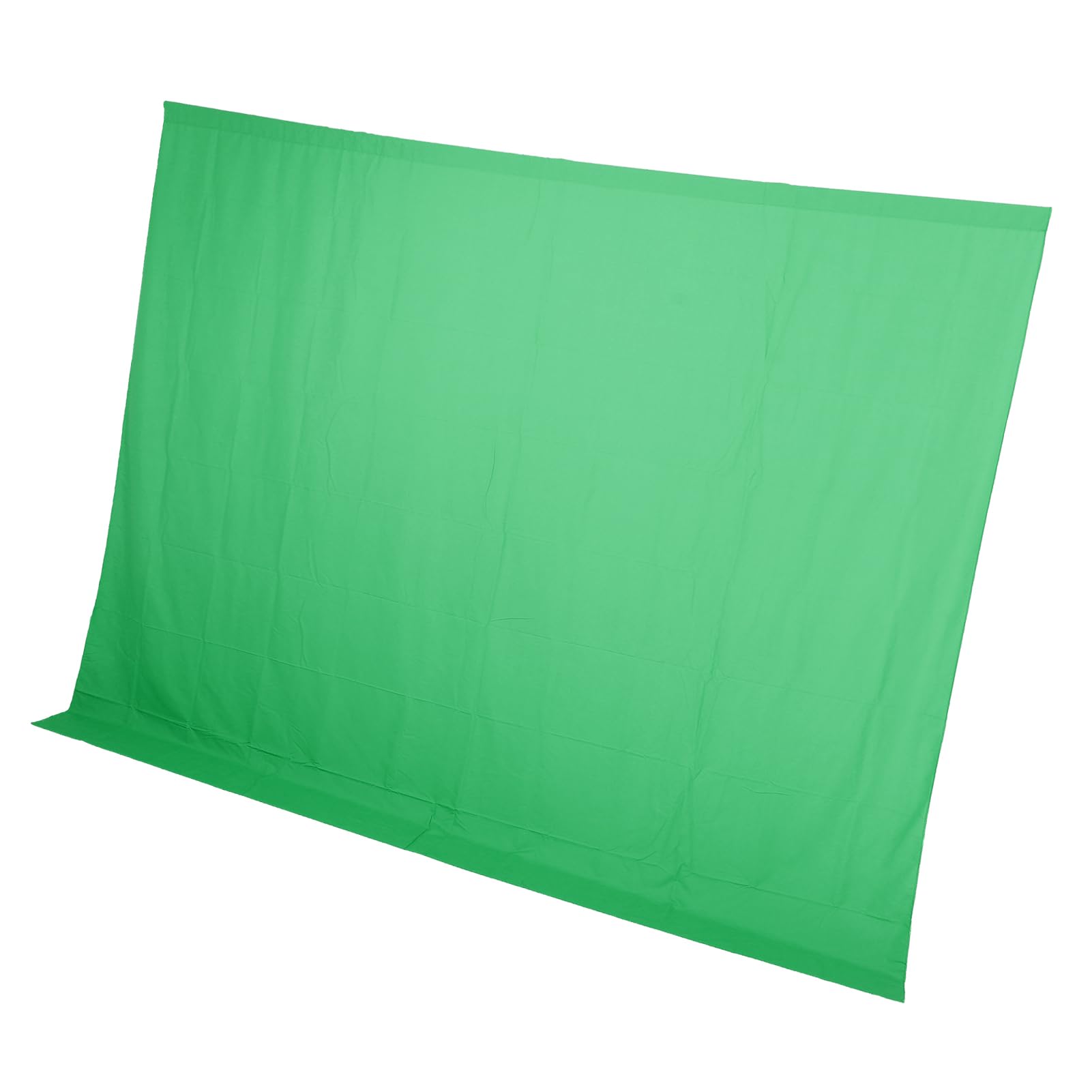 Fondo de Pantalla Verde Profesional Tela Chroma Key Grande y Duradera para transmisión de Video Estudio de fotografía Mezcla de algodón y poliéster de 3x2,5 m Pantalla Verde