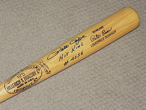 Pete Rose H&B Signed Game Bat Cincinnati Reds Big Red Machine Psa - Game Used Mlb Bats #TOP21