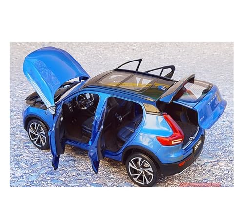 Modelo Volvo XC40 2018 2022 SUV Off-Road 1:18 Azul miniatura 2