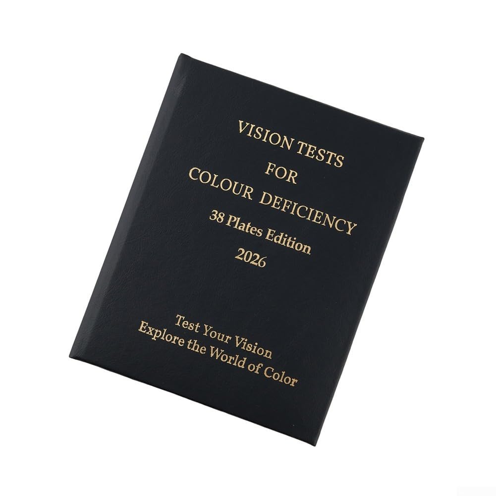 Libro de prueba de visión en color de Ishihara 2026 para la administración estandarizada de pruebas de visión en color en oficinas de optometría