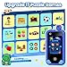 Kids Smart Phone for Boys Ages 3-8, Toy Cell Phone for Kids, Christmas Birthday Gifts for Boys, Toddler Learning Play Toy Phone with Touchscreen, Dual Camera, Game, Music, Storybook, 8GB SD Card(Blue)