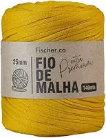 Fio de Malha Extra Premium Fischer 25mm x Rolo com 140m (24 MOSTARDA)