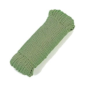 Touw Groen Camouflagetouw, 4mm Multifunctioneel Veiligheidstouw, Klimtouw Tegen Hoge Temperaturen, Scheurvast…