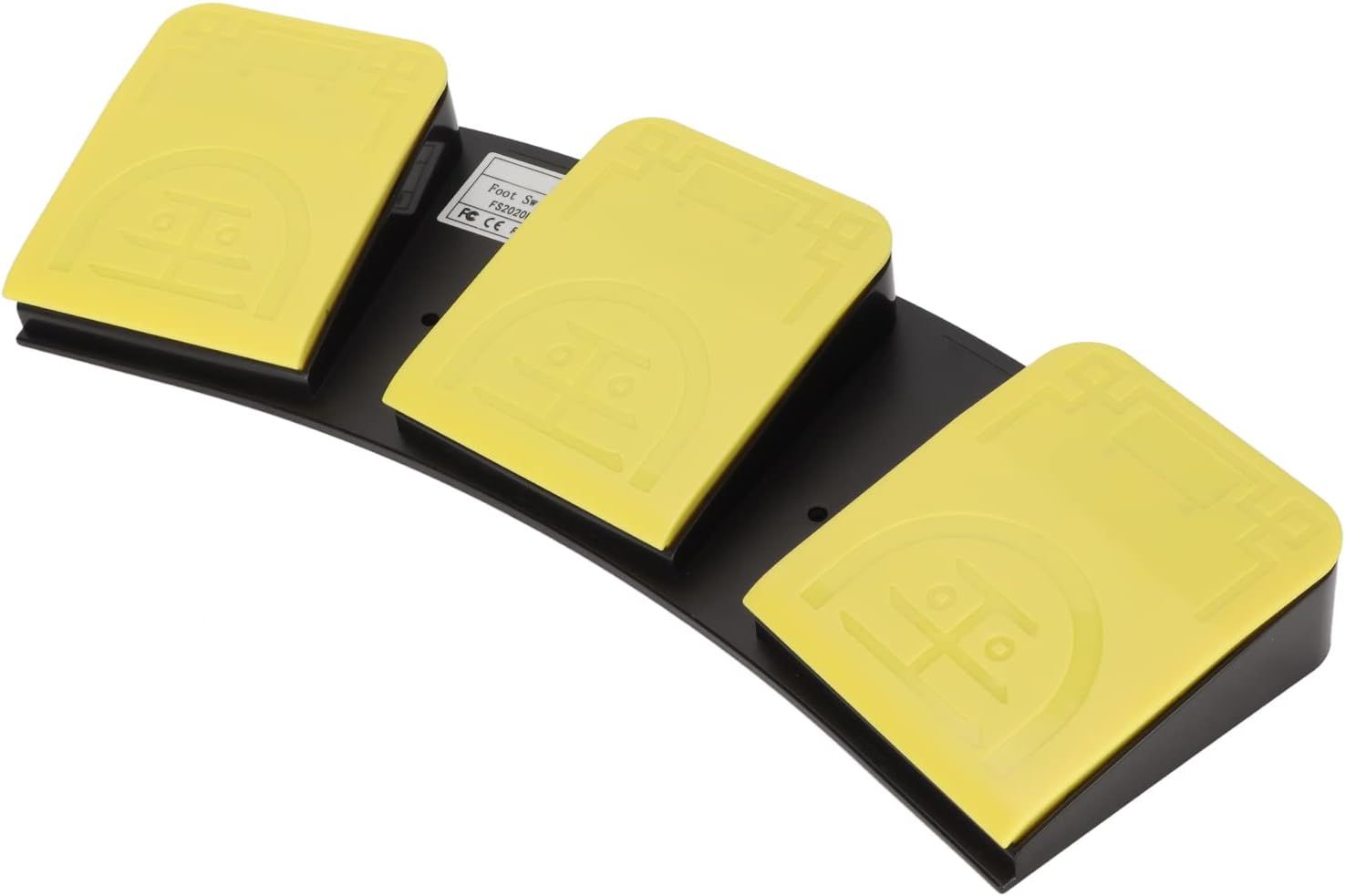 USB Foot Pedal, Triple Foot Switch with Dual Mode Connection Programmable Keyboard Device for PC Computer Video Game