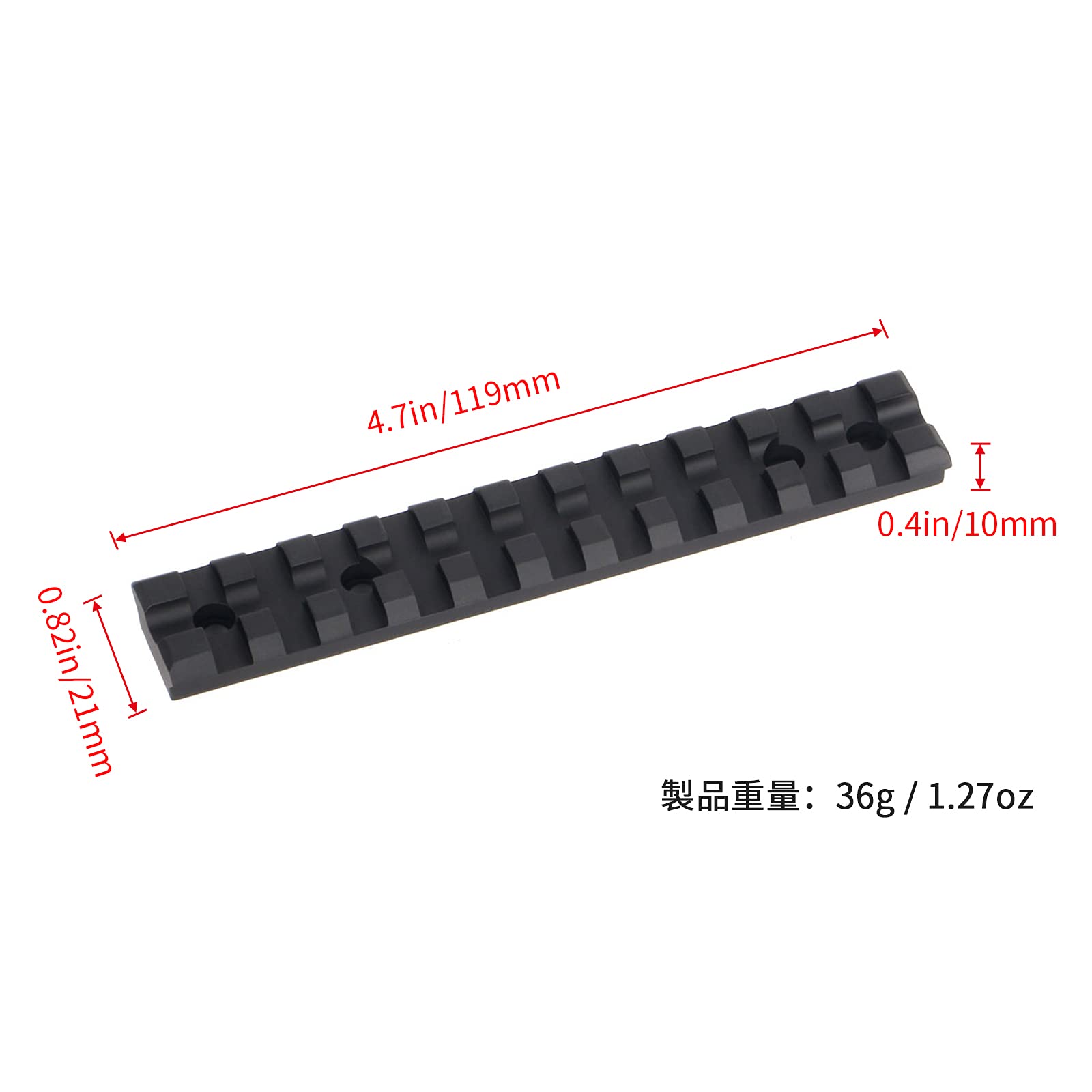 1.5-4X30 ブラックスコープ ピカティニレール対応 Amazon | FOCUHUNTER 11スロット 21mmマウントベース