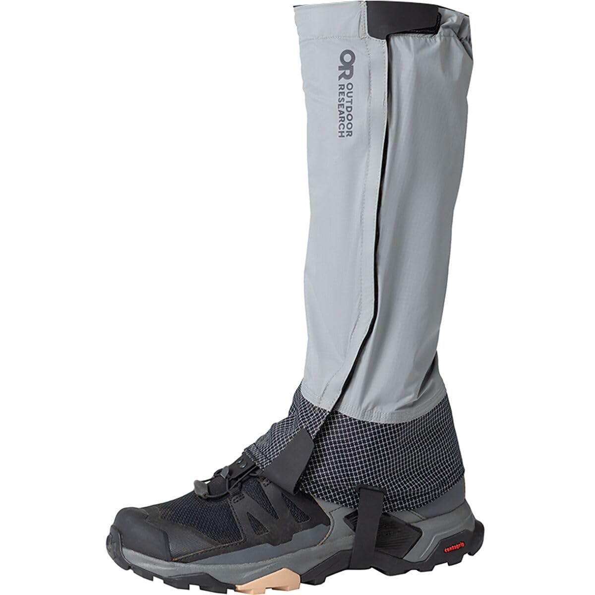 Outdoor Research Guêtres Helium UL pour femme | Protège-jambes imperméables ultralégers pour la randonnée et la course à pied, haut cintré, crochet en dentelle