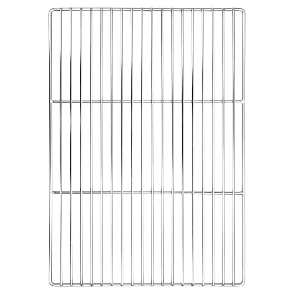 vidaXL Ruszt grillowy 50 x 35 cm Stal nierdzewna srebrny