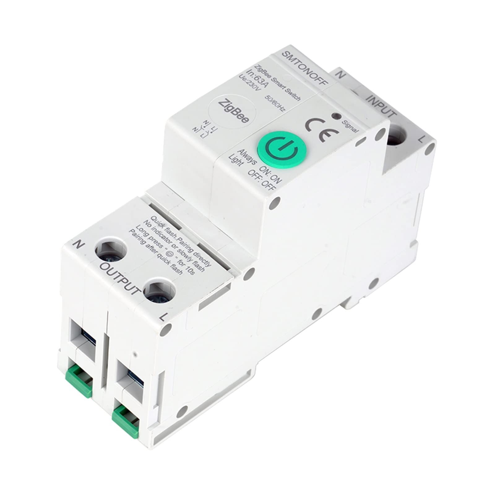 Medidor De Consumo Electrico, Tuya Smart ZigBee Energy Meter IoT Switch Over Bajo Voltaje Protección contra sobrecarga Medidor prepago, Fácil de Instalar