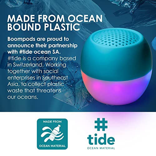 Boompods Soundlfare Mini Bluetooth Speaker with Syncing Light Show, Portable IPX6 Waterproof Shower Speaker, 5 Hr Playtime - Image 2