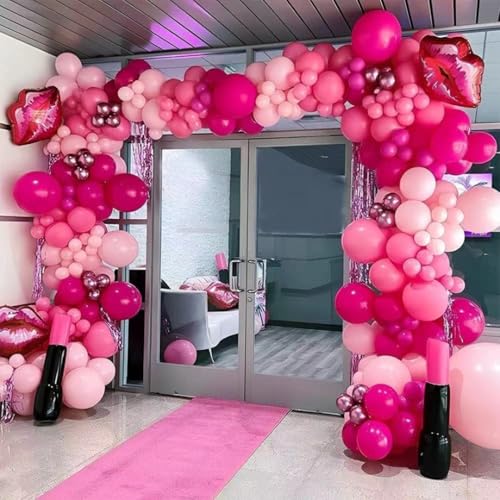 Rose Gold Balloons 100pcs 12inch Chrome Metallic Rose Gold Helium Balloons for Birthday Party Decoration and Arch Decoration Wedding Birthday Baby Shower Christmas Party - Image 6