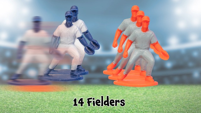 Amazon.com: Kaskey Kids Baseball Guys, Red Gray vs. Blue White, 29