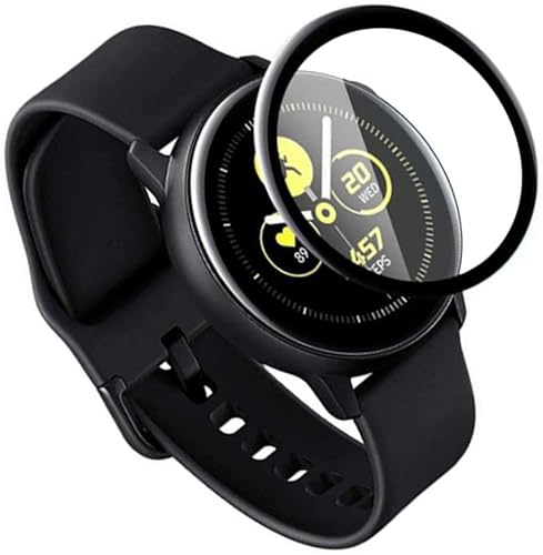 3 protectores de pantalla de borde curvado 3D compatibles con Samsung Galaxy Watch 5 de 1.732 in, película protectora de TPU transparente HD suave