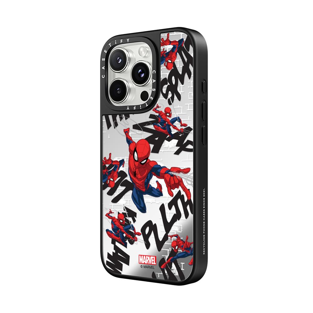 Amazon.com: CASETiFY Mirror iPhone 16 Pro Max Case [Spider-Man Co