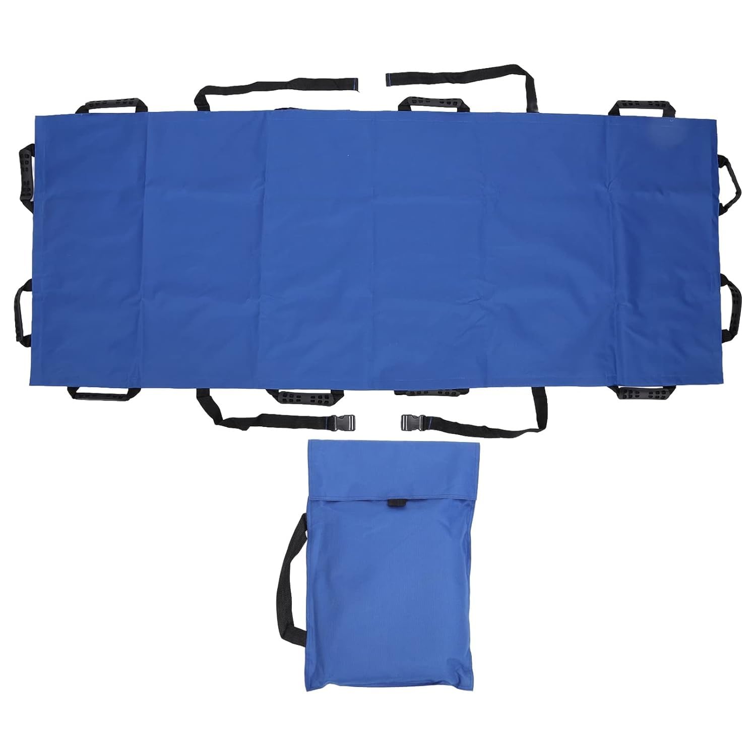 Brancard Pliant, Brancard Portable avec Sacs De Rangement, Brancard d'urgence Brancard, Civière Souple Coussin De Lit De Positionnement De Transport pour Le Transport De Patients