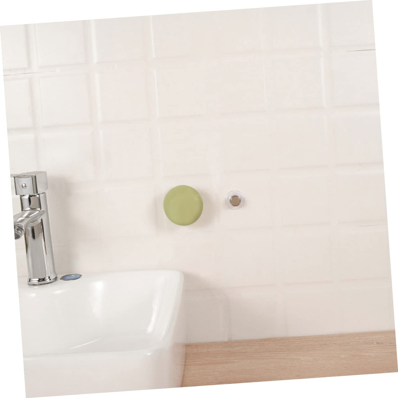 IMIKEYA 6set Portasapone Magnetico In Inox Supporto Del Sapone Montato Parete Design Ventosa per Bagno e Cucina Facile Installazione e Risparmio Di Spazio