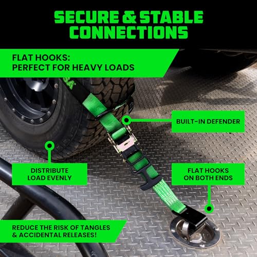 Rhino USA Lasso Flat Hook Straps