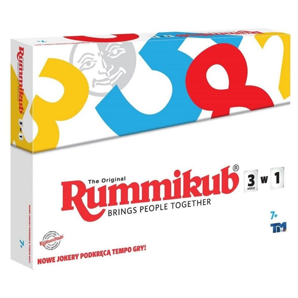 Rummikub 3W1 Polska Gra Logiczna Polish Board Game Po Polsku