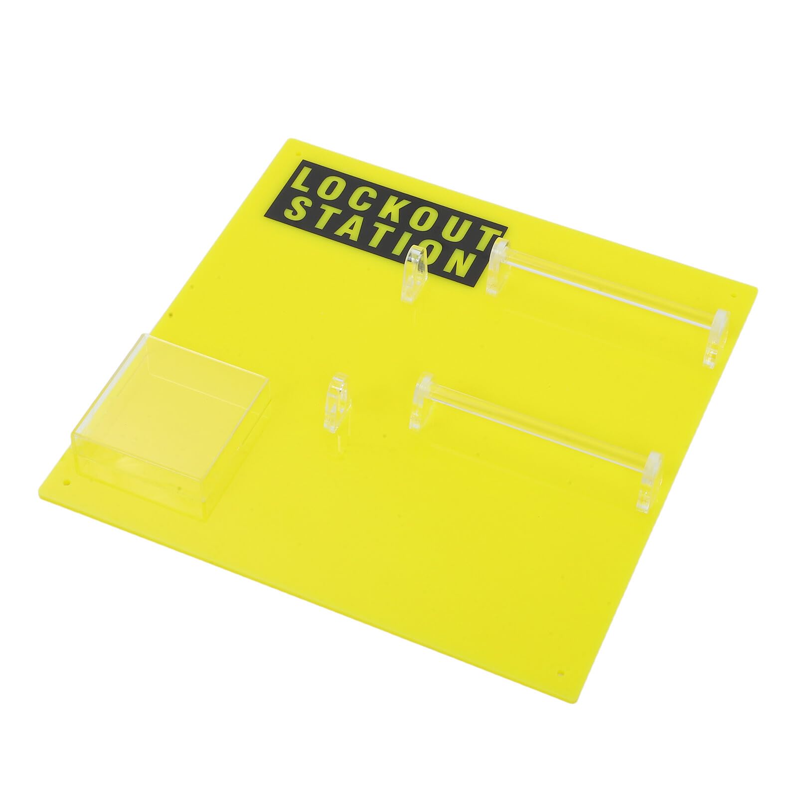 LIFKOME Estación de Bloqueo Industrial para Montaje en Pared, Kit de Cerradura Resistente Organizador de Seguridad y Soluciones de Etiquetado para Protección y Almacenamiento en Entornos