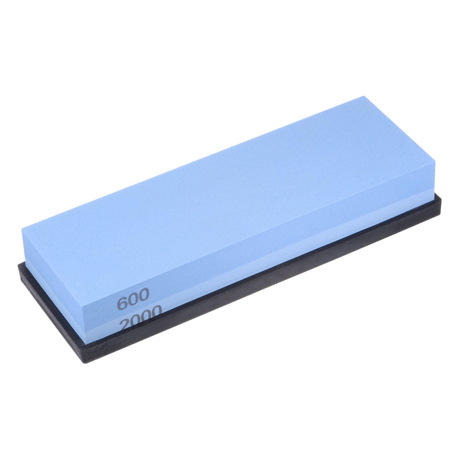 QUARKZMAN 2uds Cuchillo Afilador Piedra Juego 600/2000 Grano Cuchillo Afilado Piedra con Goma Base Afilador Afilar Piedra para Cuchillos Tijeras Cocina Afilador Herramientas, Verde
