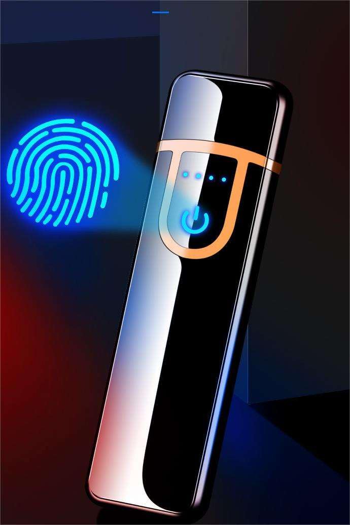 Electric Lighter, Rechargeable USB Plasma Lighter with LED Battery Display, Windproof Flameless Tungsten Coil Lighter, Portable Pocket Size-image-18