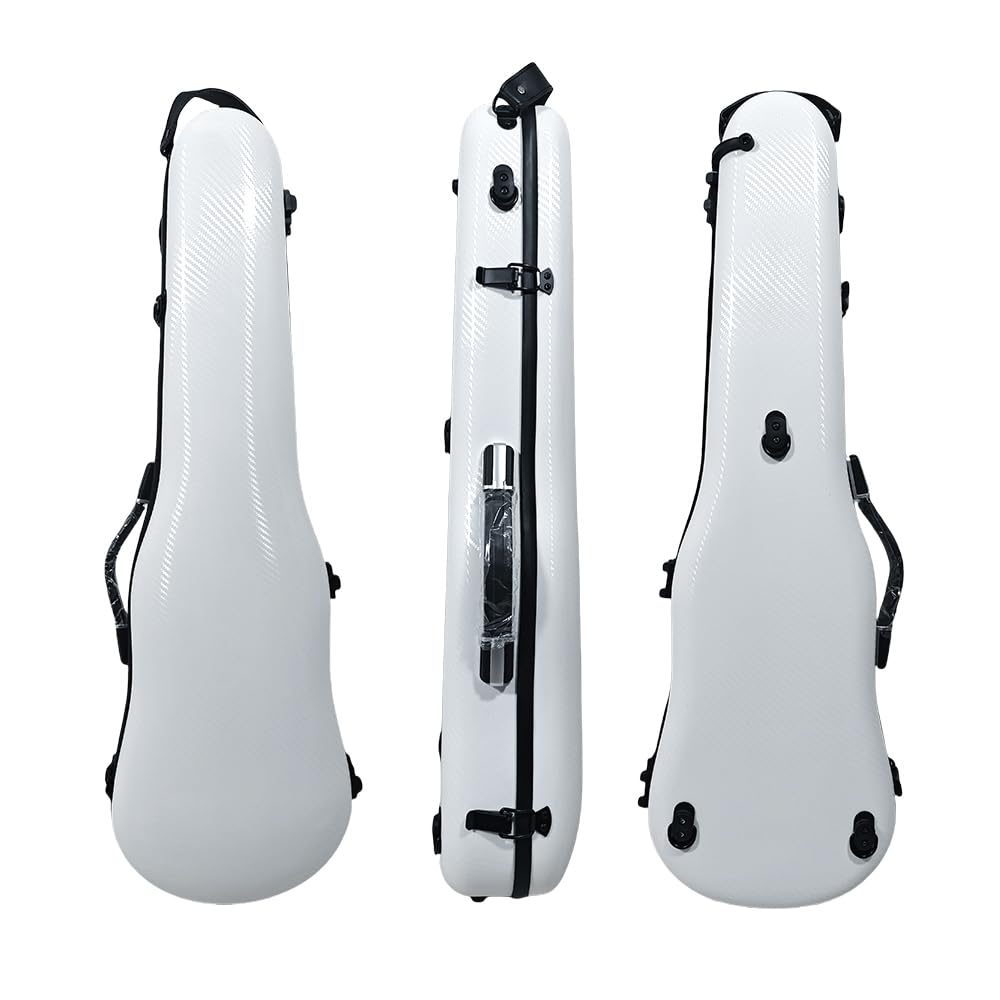 yinfente Étui pour Violon 4/4 en Fibre de Carbone léger et Solide