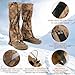 likloks Adjustable Leg Gaiters for Men & Women - Lightweight & Waterproof - Hiking Boots Gators for Snow, Trail, Trekking, Hunting, Climbing, L-XL