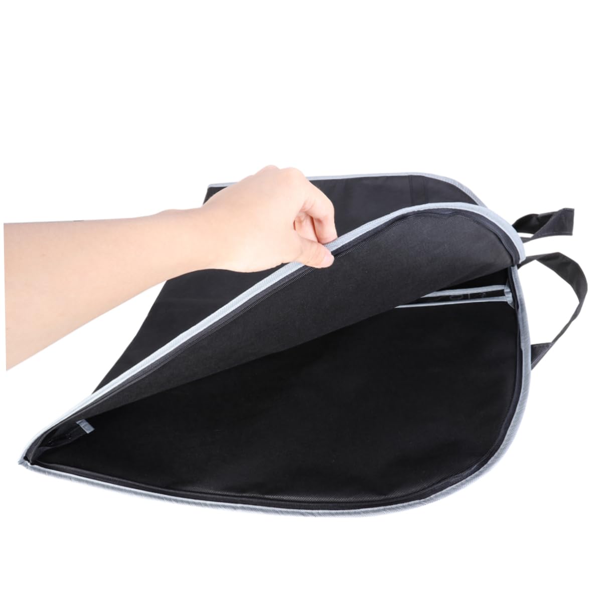 Gatuida 3 Piezas Guardapolvo para Ropa de Viaje Fundas Protectoras de Viaje Color Negro Cierre de Cremallera el Maletero del Coche Transporte