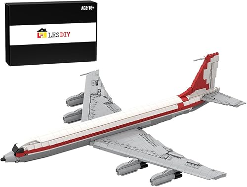 MINDEN MOC-109223 707 Jet Plane, para niños y niñas, 1603PCS
