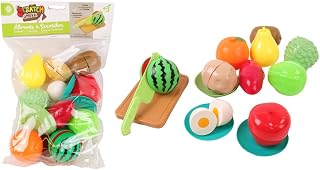 FLYPOP'S - Verdure e Frutta da Tagliare - Gioco di Imitazione - 033626 - Multicolore -...