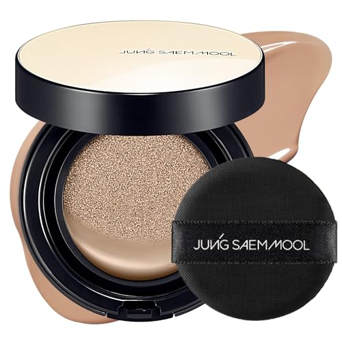 Image of JUNG SAEM MOOL Essential Skin Nuder Cushion | Natural Finish, Buildable Coverage Cushion Foundation by Korean Makeup Artist (Refill Not Included, 0.49 Fl Oz), 26N Taupe Beige