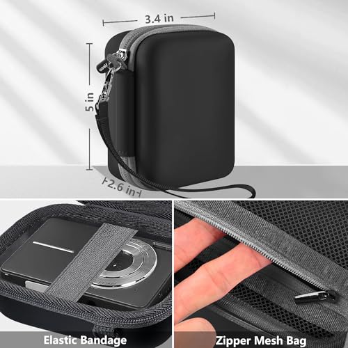 Funda compacta para cámara rígida Leayjeen negra miniatura 2