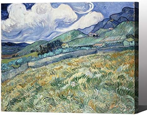 MADE4U [ Post-Impressionism 1 Series ] [ 20" ] [ Thicker (1") ] [ Wood Framed ] Paint by Numbers Kit with Brushes and Paints (Landscape from Saint-Rémy - Vincent Van Gogh HYXPI4005)