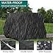 Lmeison Golf Cart Covers 4 Passenger Waterproof Club Car Covers fits EZ GO, Club Car, Yamaha, Sunproof and Windproof, Black
