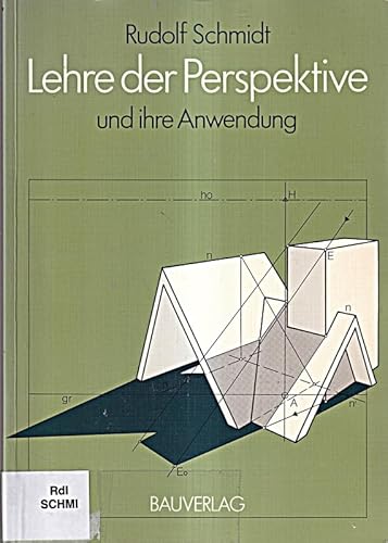 Lehre der Perspektive und ihre Anwendung. 3762525471 Book Cover