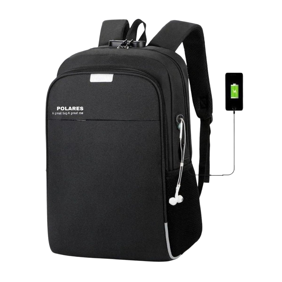 Mochila Antifurto Executiva para Notebook 15,6” com Cadeado, USB e Fone | Impermeável Reforçada Viagem Trabalho Masculina Feminina Unissex Bolsa Grande em promoção! Veja a oferta e mais achadinhos de Bolsas 9 Hoje é o melhor dia para comprar Mochila Antifurto Executiva para Notebook 15,6” com Cadeado, USB e Fone | Impermeável Reforçada Viagem Trabalho Masculina Feminina Unissex Bolsa Grande com aquele preço maroto! Promoção! Aproveite a oferta! 9