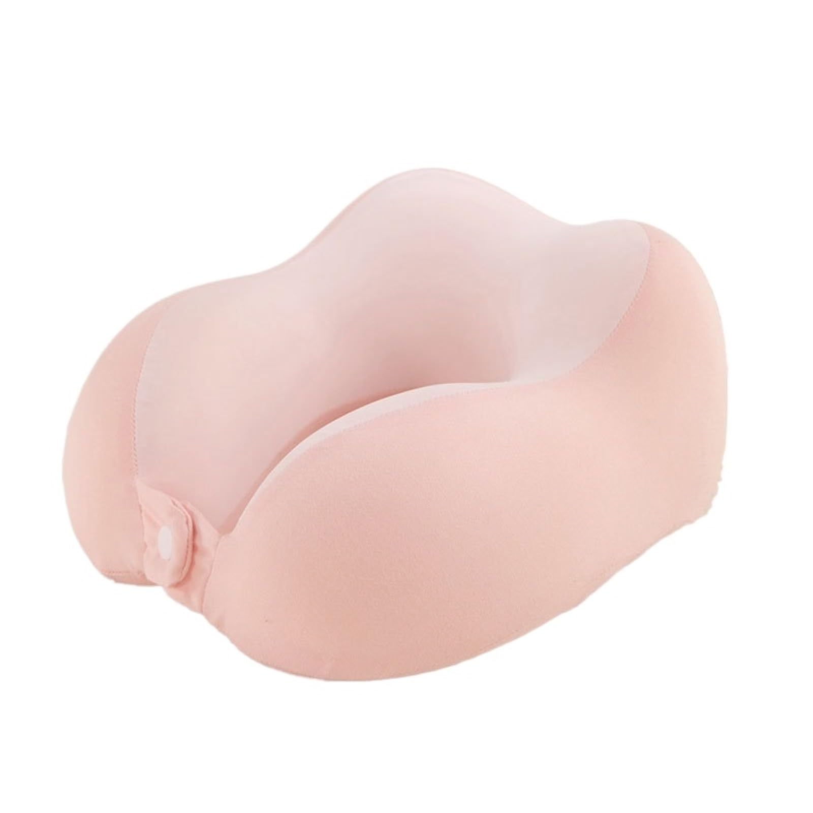 Poduszka Podpierająca Przenośna, Odpinana Poduszka Podróżna Na Szyję W Kształcie Litery U Wygodna Miękka(Pink)