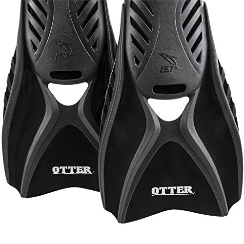 Ist Fk31 Otter Trek Fins For Swimming, Snorkeling, Scuba, Watersports Black Medium (Size:7-10) #TOP3