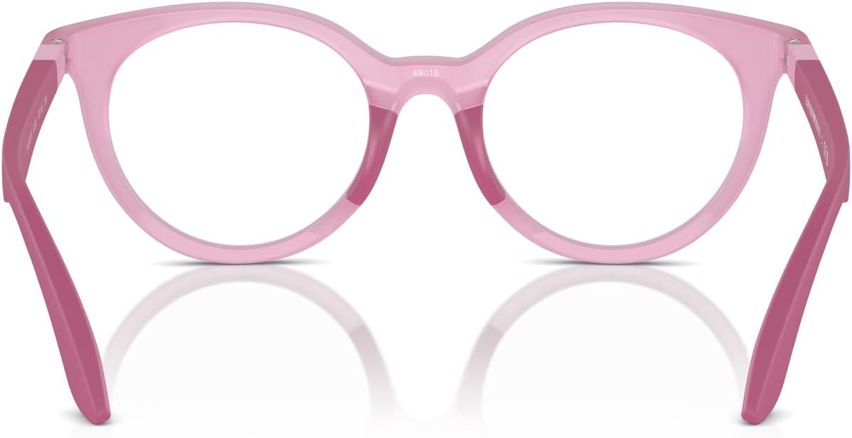 Emporio Armani womens Ek3007f Low Bridge Fit Round Prescription Eyewear Frames