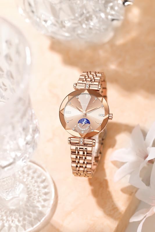 Image of Giordano Premium Watch for Women - Elegant Round Cut Glass Dial with Stainless Steel Strap & Quartz Movement