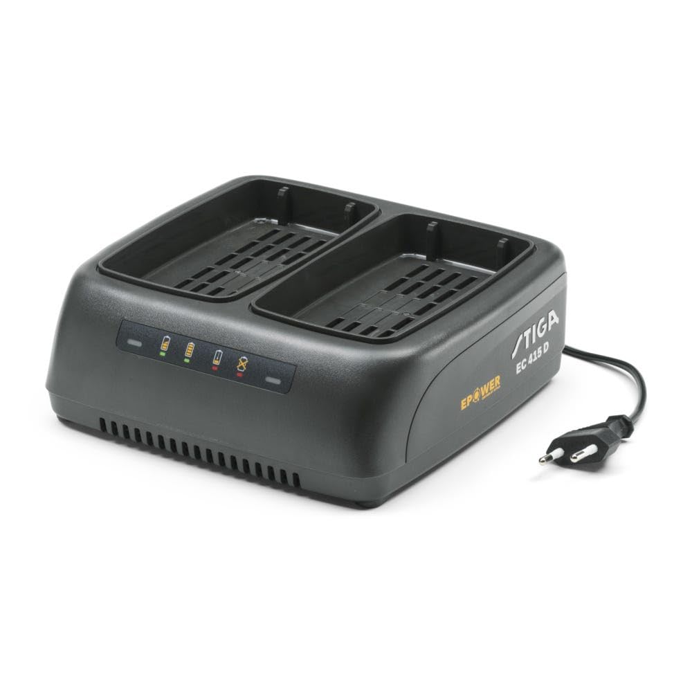 Stiga Caricabatterie doppio ePower EC 415 D 48 V 2 Ah Spina Europlug