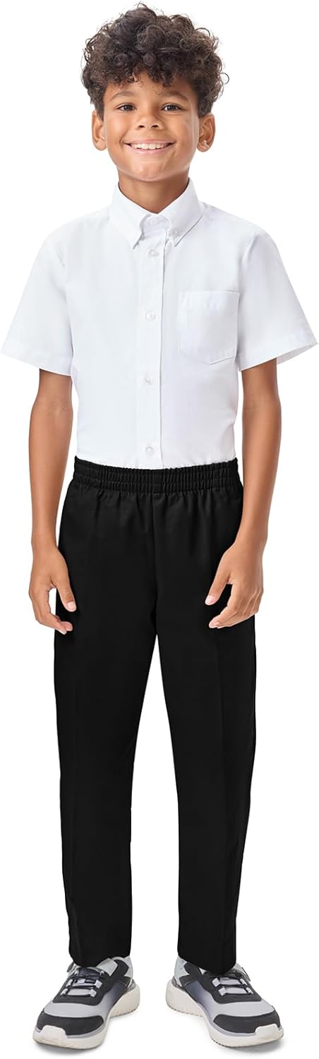 Classroom Uniforms Pull-On Pant with Boxer Elastic Waistband for Girls and Boys - Image 6