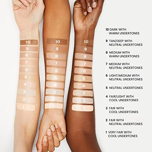 Joah Perfect Complexion Eye Serum Concealer, Hydrating Under Eye Makeup And Skincare For Dark Circles And Puffiness, Fair Neutral #TOP2