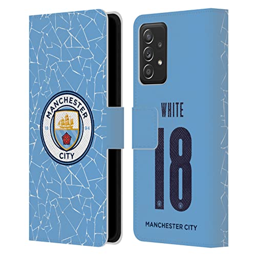 Étui Manchester City Samsung A53 5G Anti-Choc Ellen White Housse Cuir Portefeuille Protege