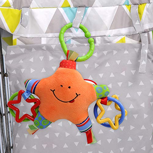 image for Nuby Baby Shopping Cart Cover and High Chair Cover 2 in 1, Geometric T